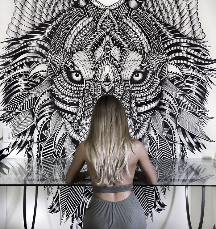 41 Incredibly Detailed Animal Drawings By Faye Halliday