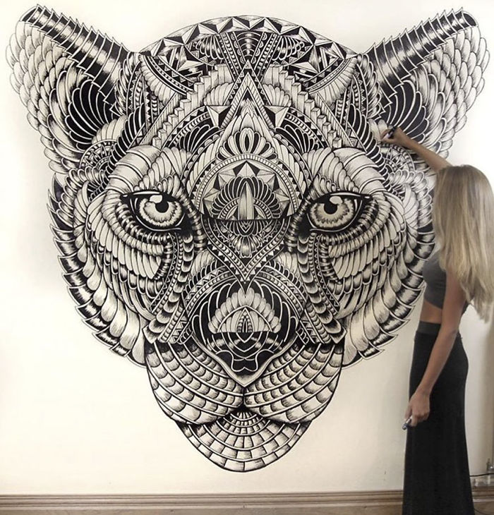 41 Incredibly Detailed Animal Drawings By Faye Halliday