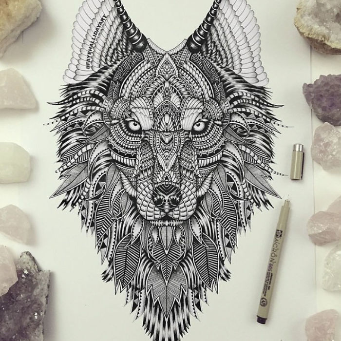 41 Incredibly Detailed Animal Drawings By Faye Halliday