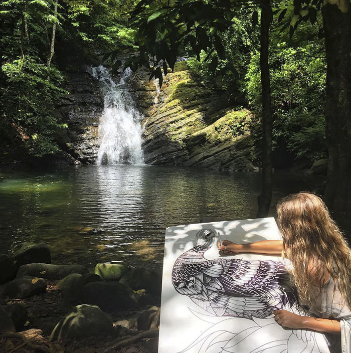 41 Incredibly Detailed Animal Drawings By Faye Halliday