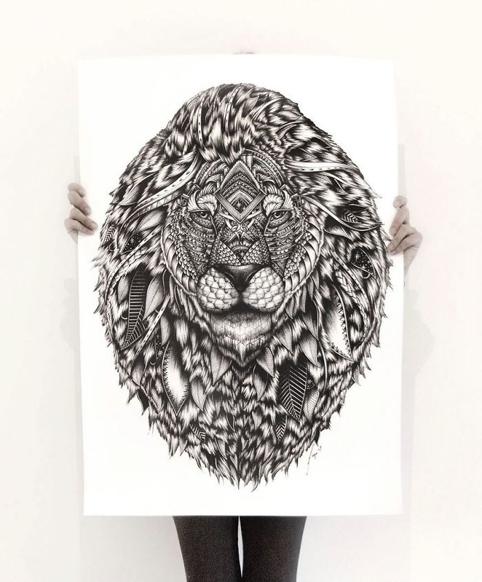 41 Incredibly Detailed Animal Drawings By Faye Halliday