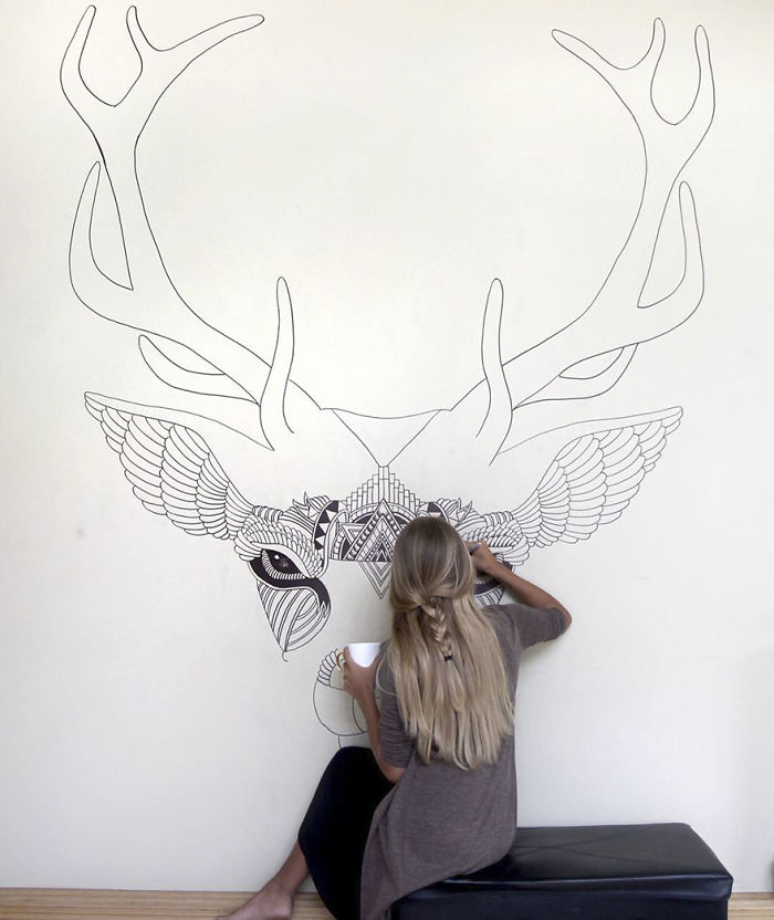 41 Incredibly Detailed Animal Drawings By Faye Halliday