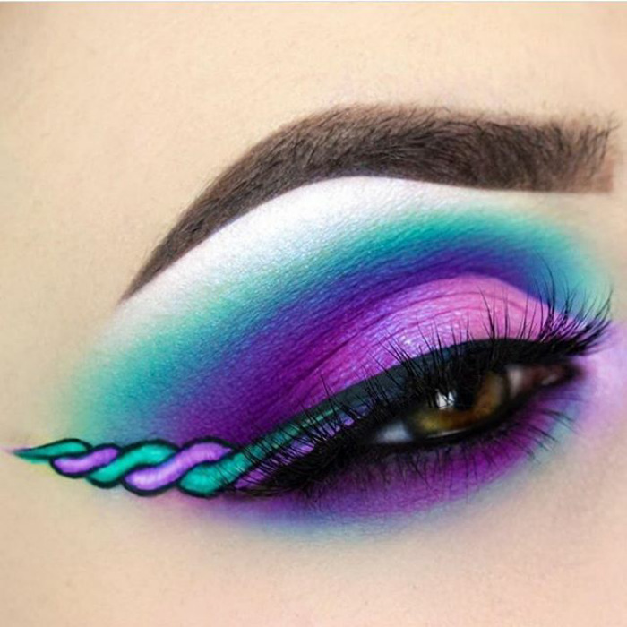 Unicorn Eyeliner Is A Thing Now And It Looks Extra Magical Unicorn Eyeliner Is A Thing Now And It Looks Extra Magical