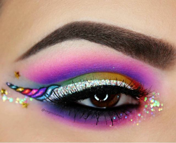 Unicorn Eyeliner Is A Thing Now And It Looks Extra Magical Unicorn Eyeliner Is A Thing Now And It Looks Extra Magical
