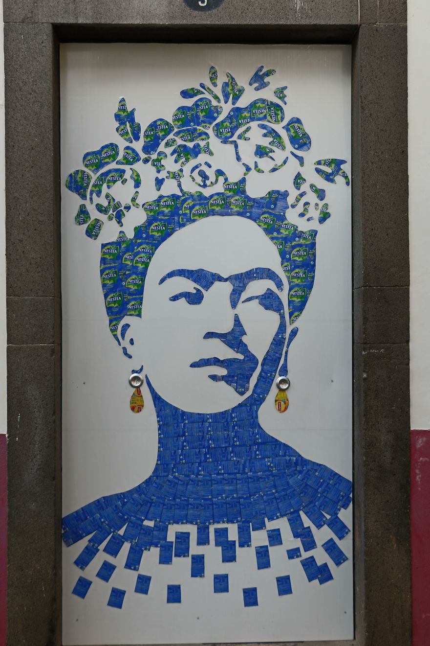 We Collected 25 000 Empty Beverage Cans From Local Bars To Create Street Art We Collected 25 000 Empty Beverage Cans From Local Bars To Create Street Art