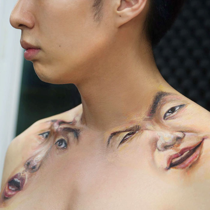 What This Artist Does To Her Face Will Seriously Mess With Your Mind What This Artist Does To Her Face Will Seriously Mess With Your Mind