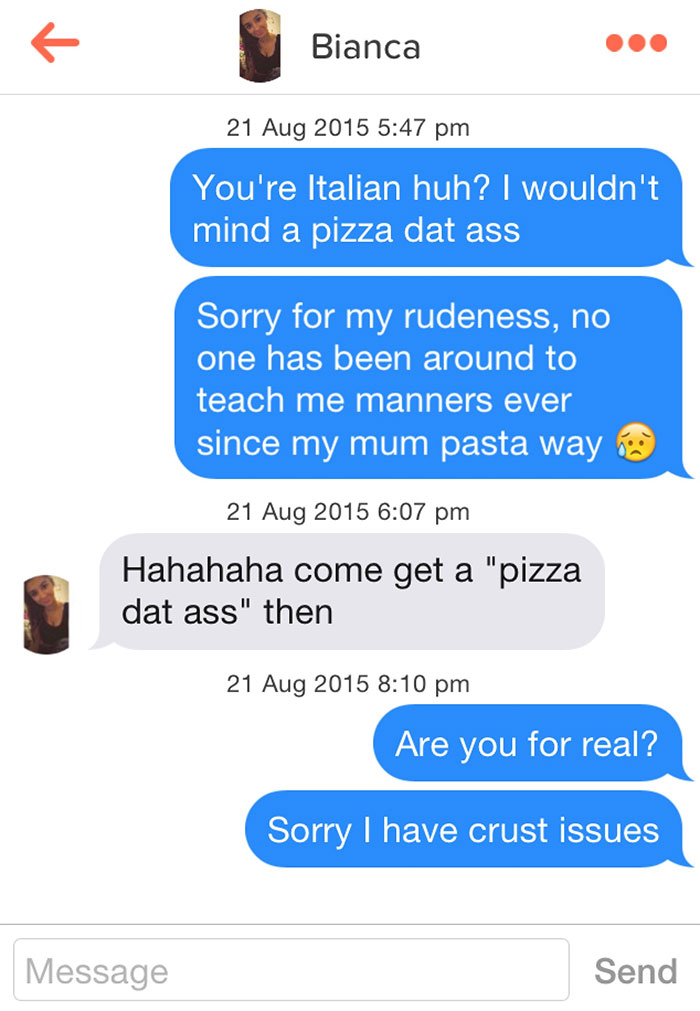 109 Brilliant Tinder Puns That Totally Deserve A Date, But Don’t Always Work As Expected 109 Brilliant Tinder Puns That Totally Deserve A Date, But Don’t Always Work As Expected