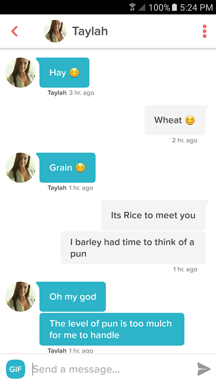 109 Brilliant Tinder Puns That Totally Deserve A Date, But Don’t Always Work As Expected 109 Brilliant Tinder Puns That Totally Deserve A Date, But Don’t Always Work As Expected