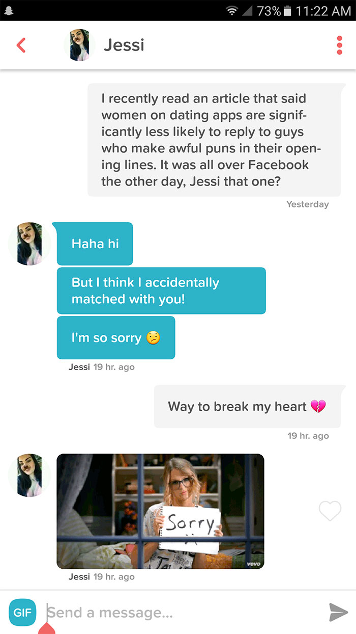 109 Brilliant Tinder Puns That Totally Deserve A Date, But Don’t Always Work As Expected 109 Brilliant Tinder Puns That Totally Deserve A Date, But Don’t Always Work As Expected