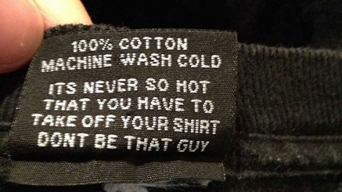 50 Of The Funniest Clothing Tags Ever