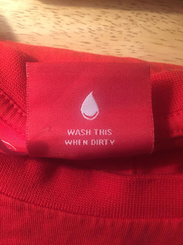 50 Of The Funniest Clothing Tags Ever