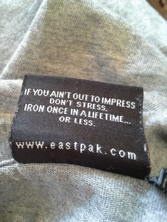 50 Of The Funniest Clothing Tags Ever