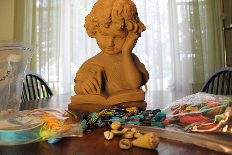 I Brought Out This Bust Statue’s Inner Mermaid I Brought Out This Bust Statue’s Inner Mermaid