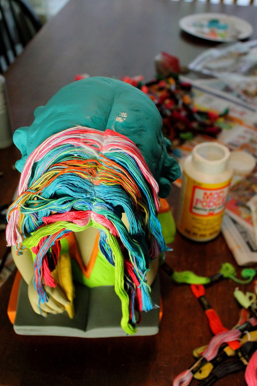 I Brought Out This Bust Statue’s Inner Mermaid I Brought Out This Bust Statue’s Inner Mermaid