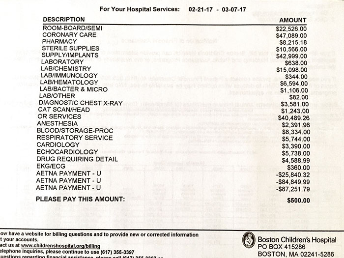 Mom Shares Her Son&#8217;s Crazy Surgery Bill To Show What Will Happen Under Trumpcare