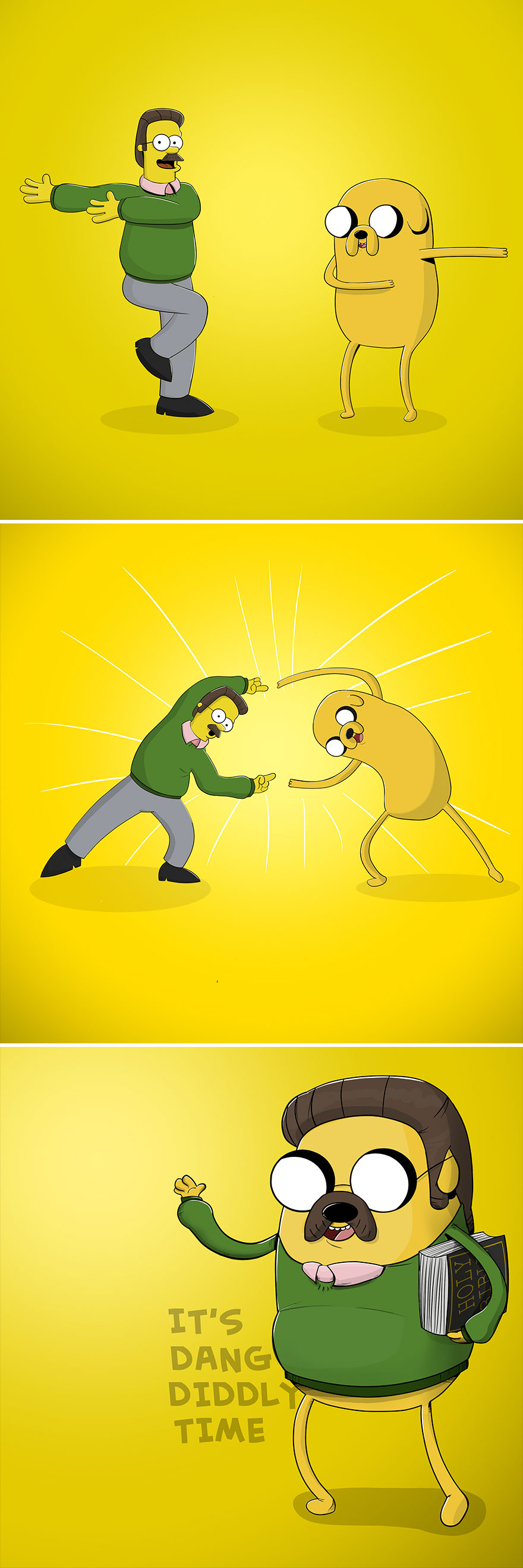 I Fused Different Cartoon Characters Into One