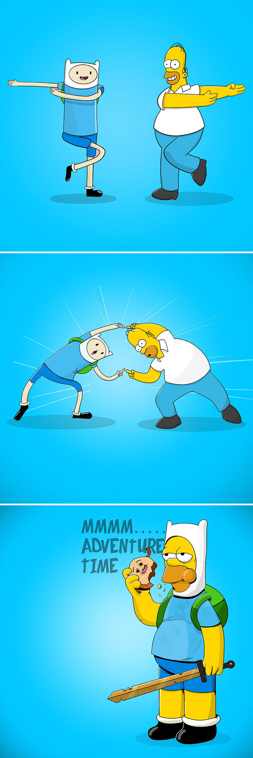 I Fused Different Cartoon Characters Into One