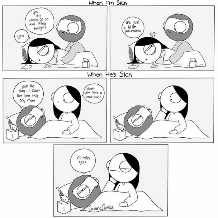 Girlfriend Secretly Illustrates Everyday Life With Her Bf, He Uploads Comics Online And They Go Viral (New Pics)