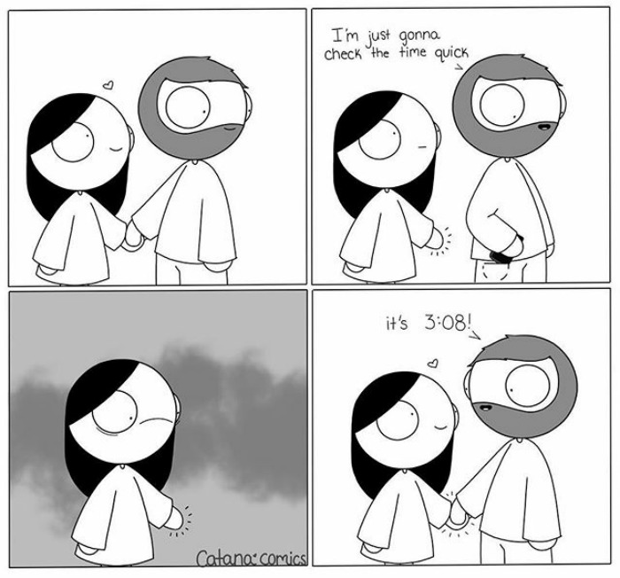 Girlfriend Secretly Illustrates Everyday Life With Her Bf, He Uploads Comics Online And They Go Viral (New Pics)