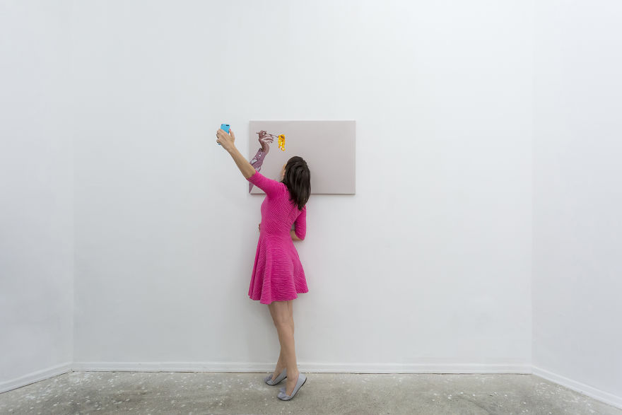 Artist Invites Viewers To Complete The Painting