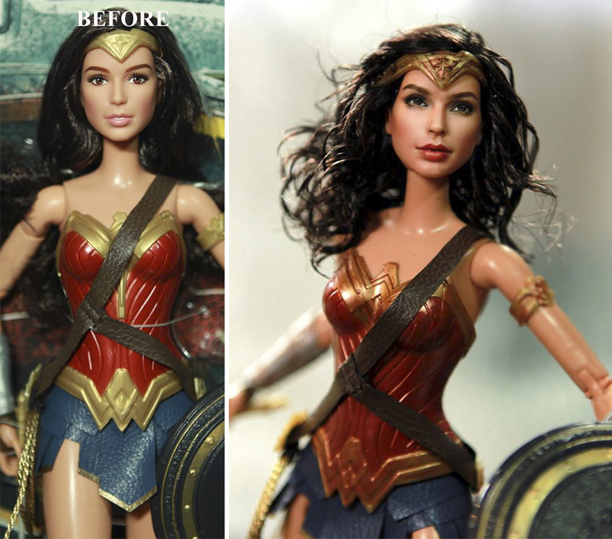 Artist Repaints Mass-Produced Dolls To Make Them Look More Realistic, And The Result Is Amazing