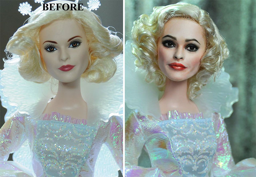 Artist Repaints Mass-Produced Dolls To Make Them Look More Realistic, And The Result Is Amazing