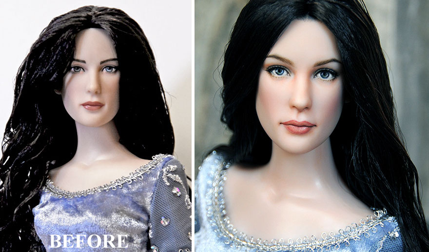 Artist Repaints Mass-Produced Dolls To Make Them Look More Realistic, And The Result Is Amazing