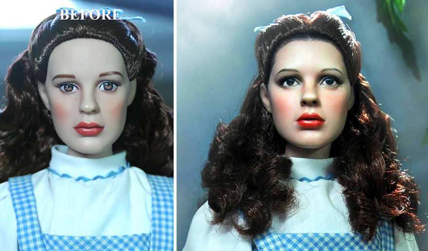 Artist Repaints Mass-Produced Dolls To Make Them Look More Realistic, And The Result Is Amazing