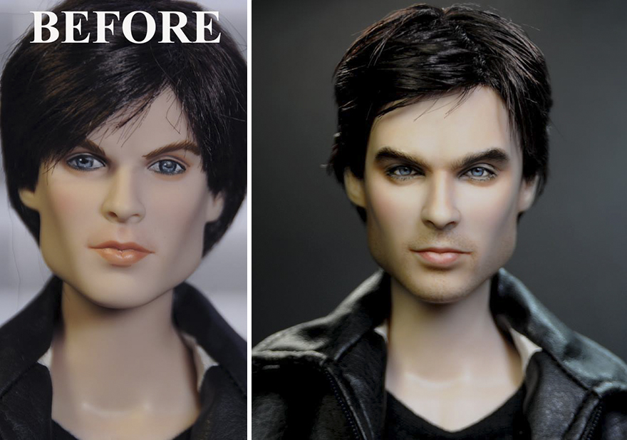 Artist Repaints Mass-Produced Dolls To Make Them Look More Realistic, And The Result Is Amazing