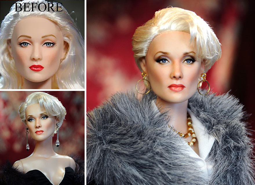 Artist Repaints Mass-Produced Dolls To Make Them Look More Realistic, And The Result Is Amazing