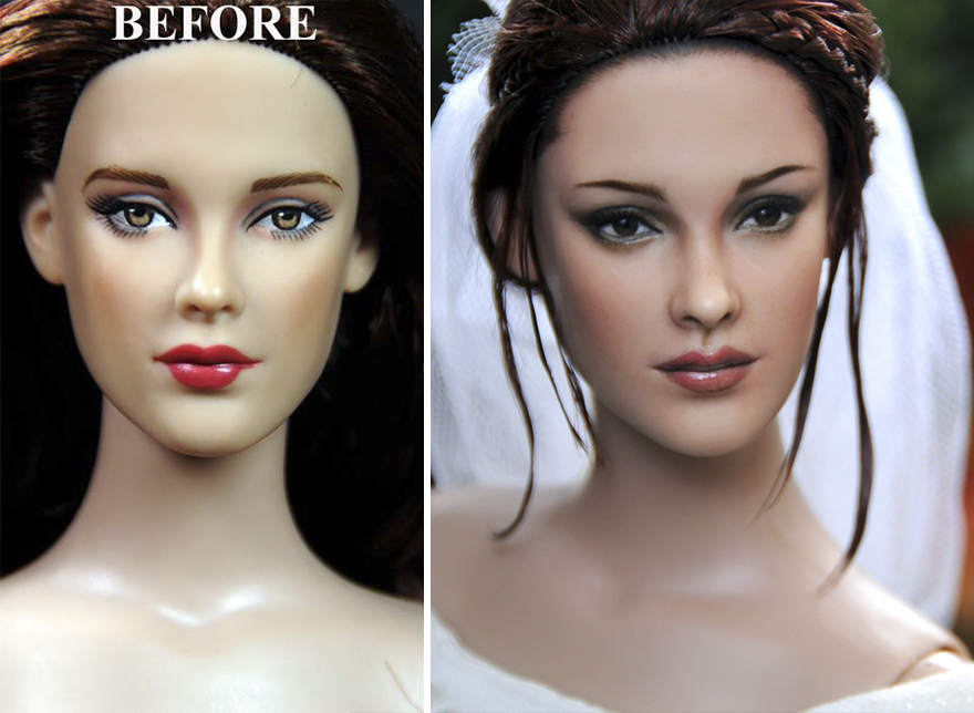 Artist Repaints Mass-Produced Dolls To Make Them Look More Realistic, And The Result Is Amazing