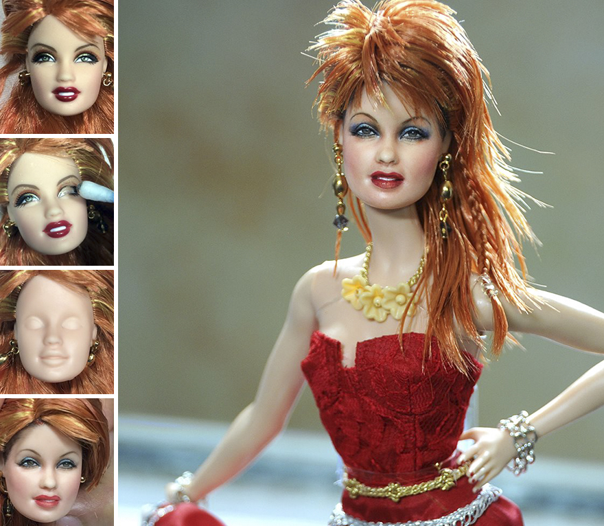 Artist Repaints Mass-Produced Dolls To Make Them Look More Realistic, And The Result Is Amazing