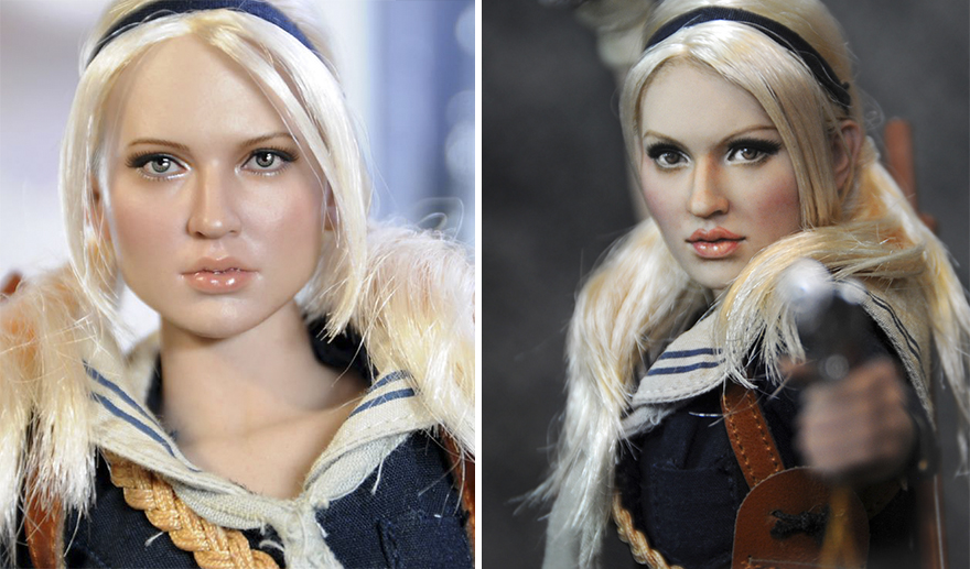 Artist Repaints Mass-Produced Dolls To Make Them Look More Realistic, And The Result Is Amazing