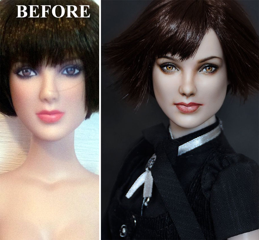 Artist Repaints Mass-Produced Dolls To Make Them Look More Realistic, And The Result Is Amazing