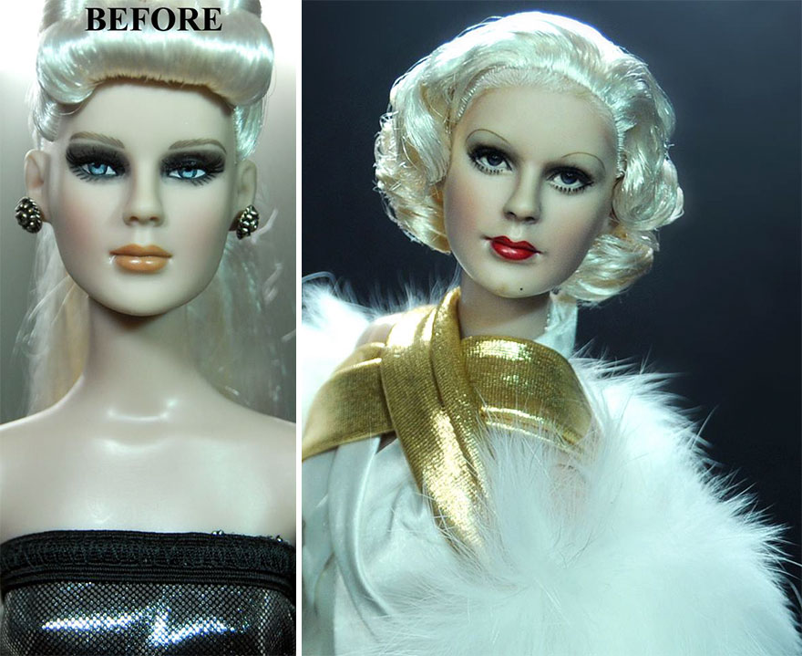 Artist Repaints Mass-Produced Dolls To Make Them Look More Realistic, And The Result Is Amazing