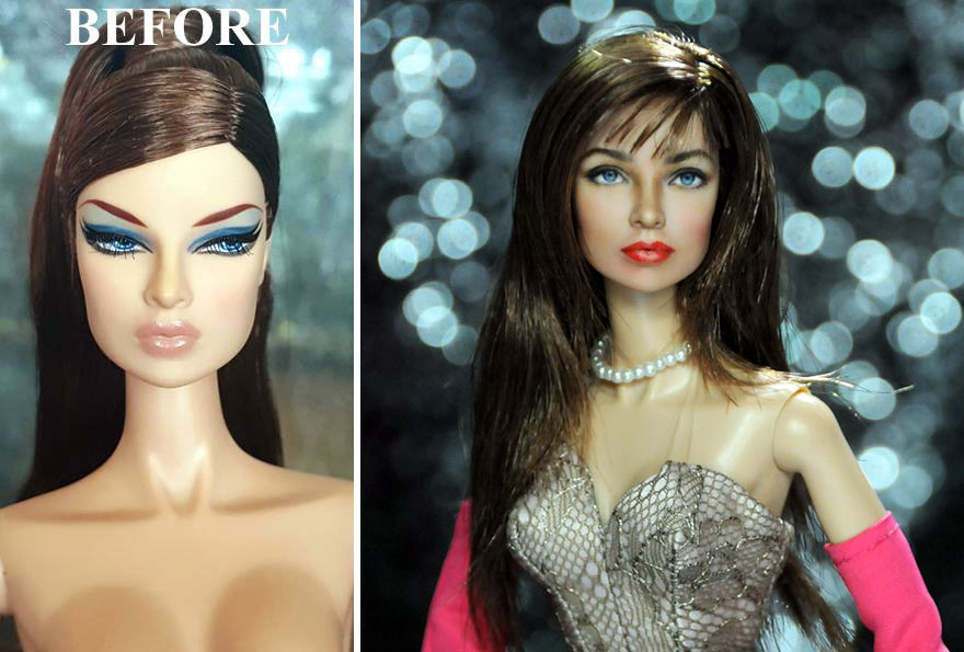 Artist Repaints Mass-Produced Dolls To Make Them Look More Realistic, And The Result Is Amazing