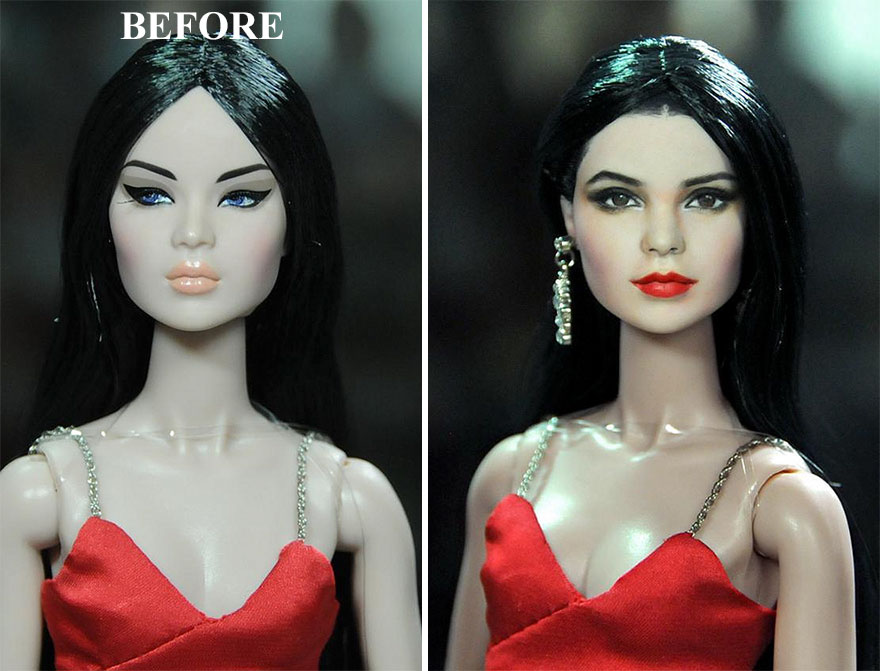Artist Repaints Mass-Produced Dolls To Make Them Look More Realistic, And The Result Is Amazing
