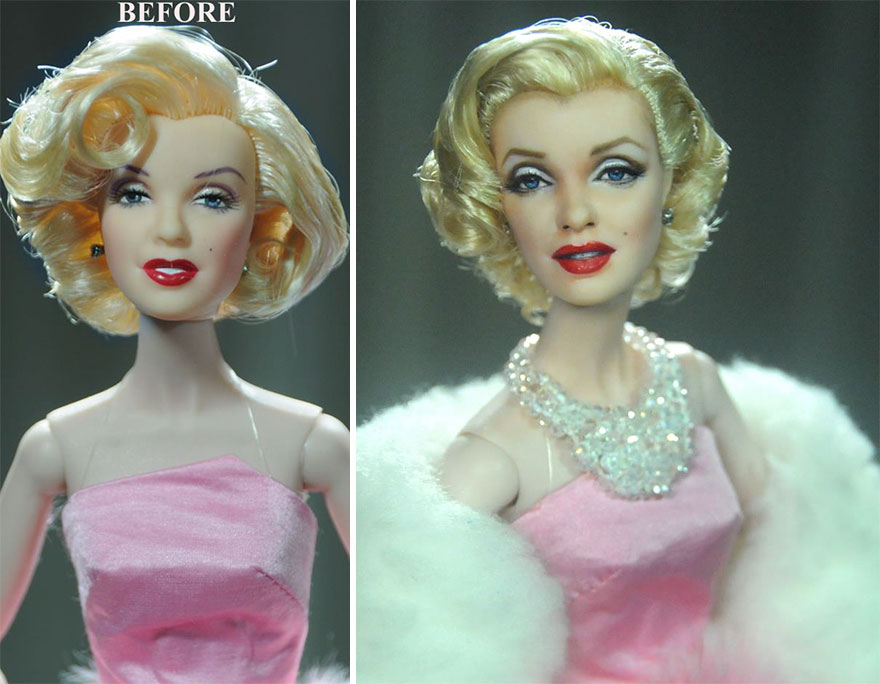 Artist Repaints Mass-Produced Dolls To Make Them Look More Realistic, And The Result Is Amazing
