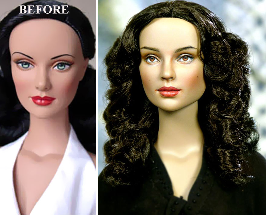 Artist Repaints Mass-Produced Dolls To Make Them Look More Realistic, And The Result Is Amazing