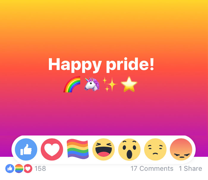 Not Everyone Can Use The New “Pride” Reaction On Facebook, And The Whole World Is Confused Why