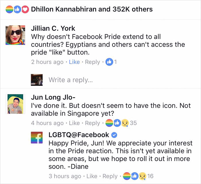 Not Everyone Can Use The New “Pride” Reaction On Facebook, And The Whole World Is Confused Why
