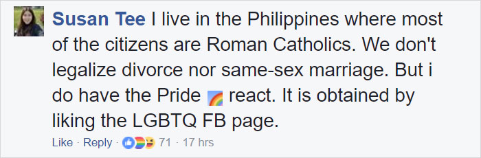Not Everyone Can Use The New “Pride” Reaction On Facebook, And The Whole World Is Confused Why