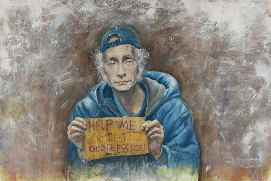 World Leaders Reimagined As Refugees In A Powerful Project By A Syrian Artist World Leaders Reimagined As Refugees In A Powerful Project By A Syrian Artist