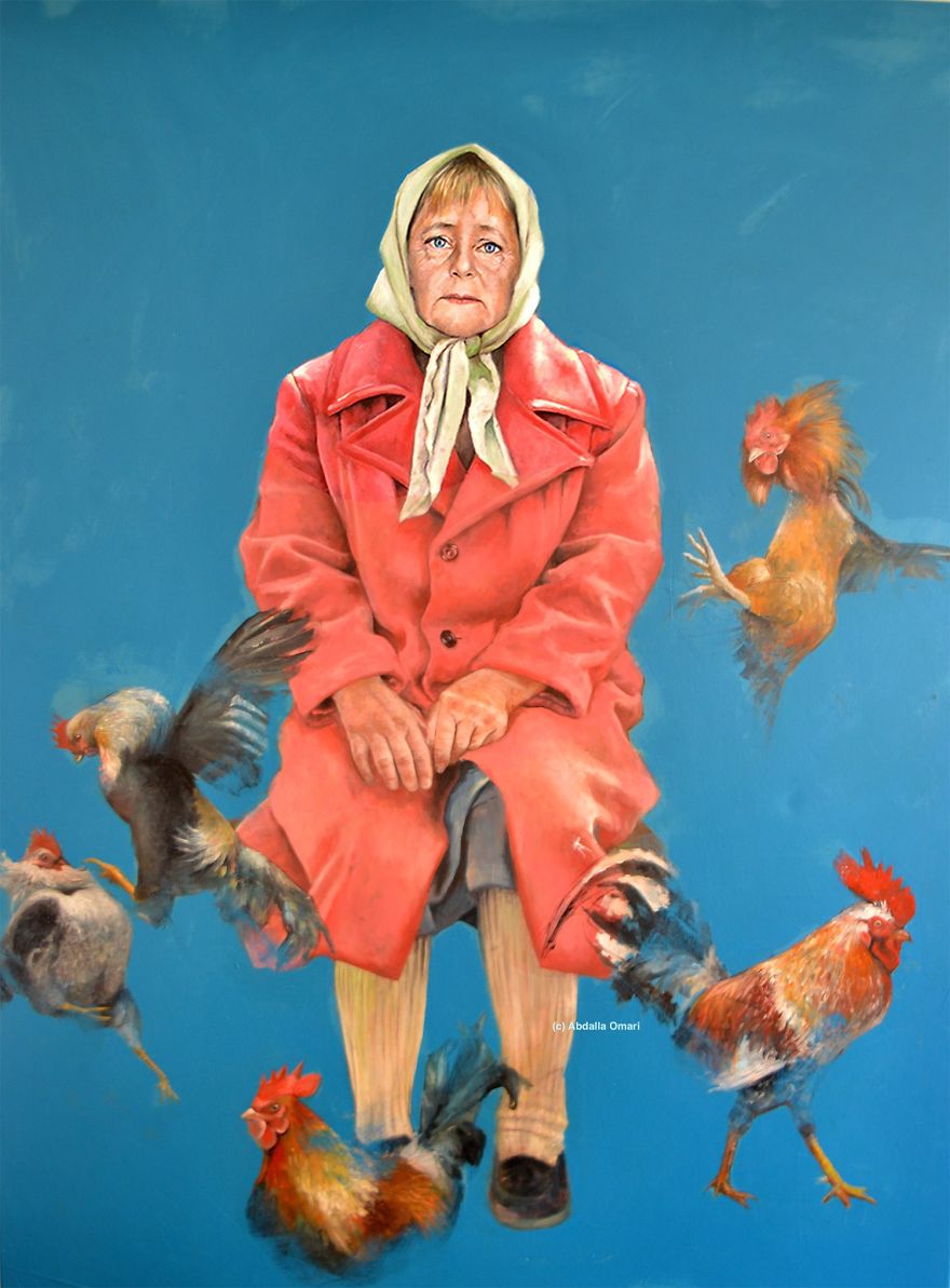 World Leaders Reimagined As Refugees In A Powerful Project By A Syrian Artist World Leaders Reimagined As Refugees In A Powerful Project By A Syrian Artist