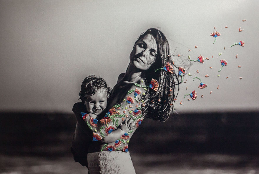 Photography Merges With Delicate Embroidery In Works By This Brazilian Artist Photography Merges With Delicate Embroidery In Works By This Brazilian Artist