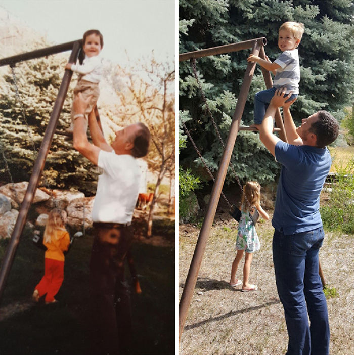 43 Times People Recreated Their Grandparents Photos, And The Result Was Amazing 43 Times People Recreated Their Grandparents Photos, And The Result Was Amazing