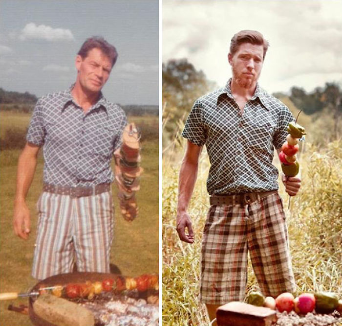 43 Times People Recreated Their Grandparents Photos, And The Result Was Amazing 43 Times People Recreated Their Grandparents Photos, And The Result Was Amazing