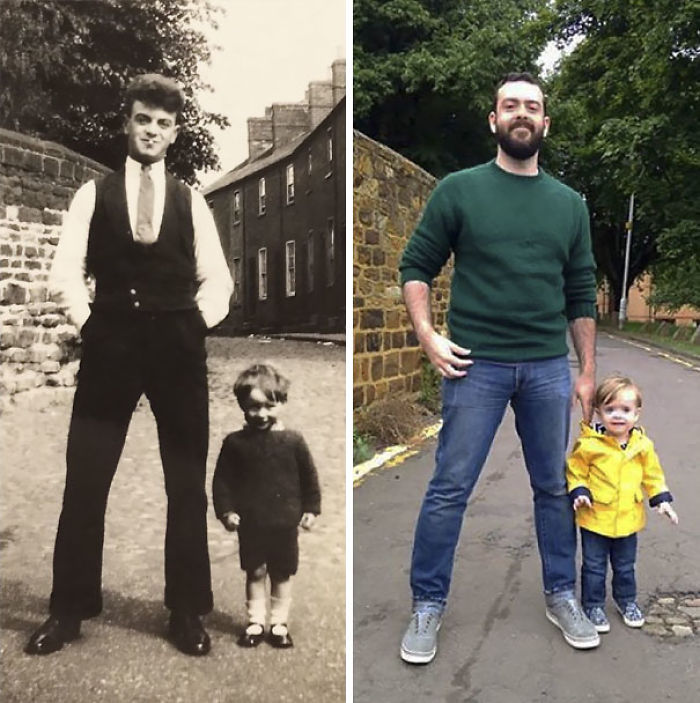 43 Times People Recreated Their Grandparents Photos, And The Result Was Amazing 43 Times People Recreated Their Grandparents Photos, And The Result Was Amazing