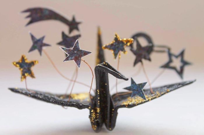 I Folded And Decorated An Origami Crane Every Day, For 1000 Days