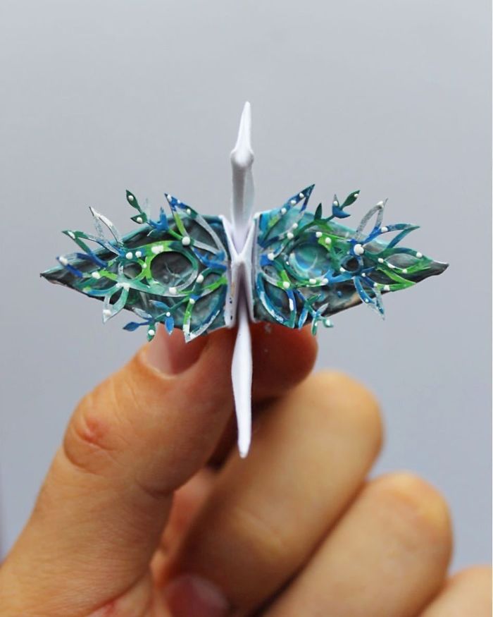 I Folded And Decorated An Origami Crane Every Day, For 1000 Days